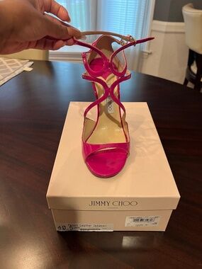 Jimmy Choo Lance Heel in Jazzberry